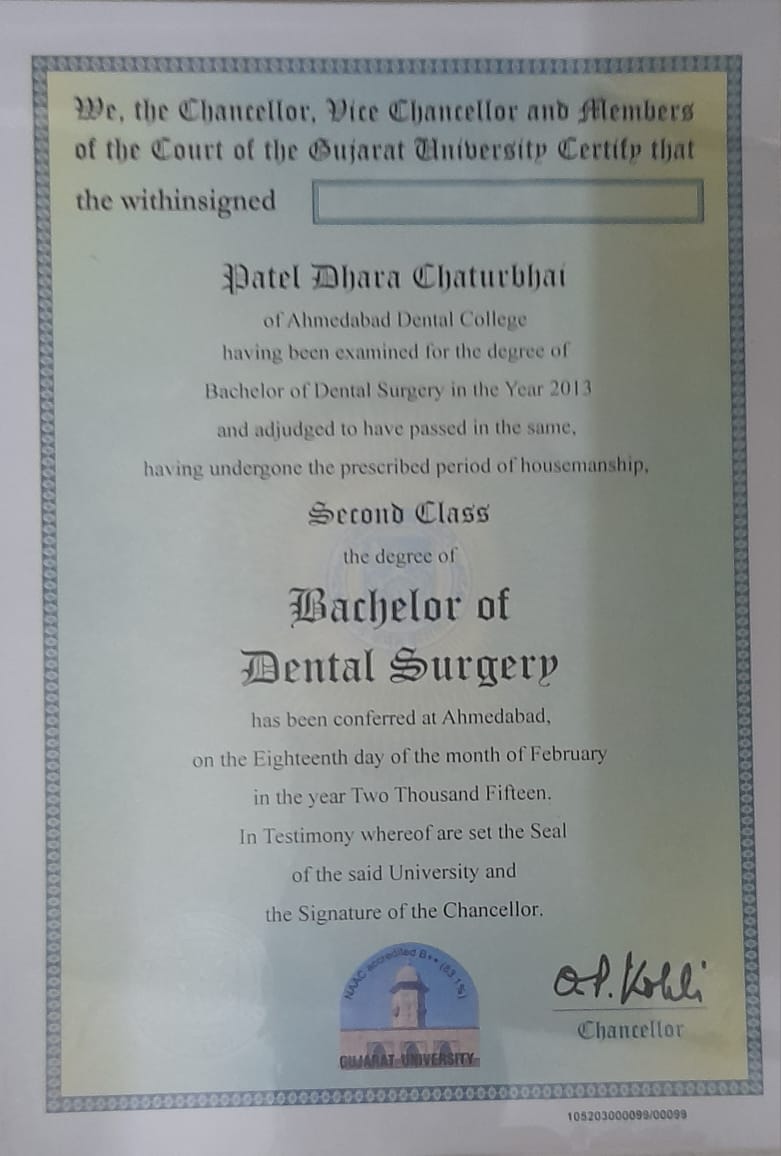 Certificate 1